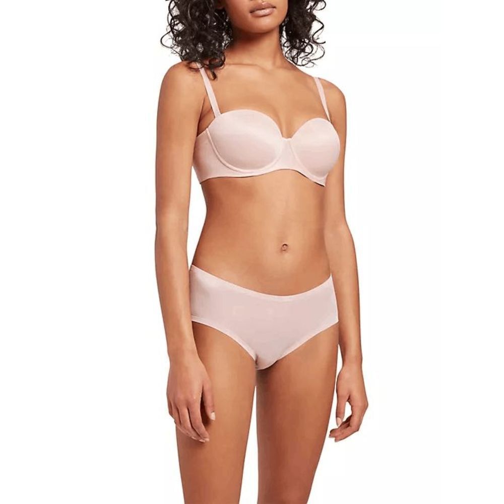 Wolford Sheer Touch Bandeau Bra 34D Rosepowder - Picture 7 of 16